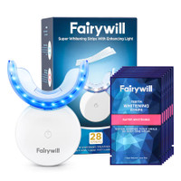 Fairy will teeth whitening strips kit/blanchissement dents 