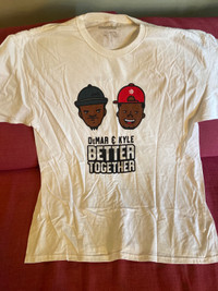 Rare Kyle Lowry and DeMar DeRozan nba allstar raptors shirt 