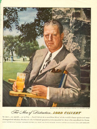 1947 full-page magazine ad for Lord Calvert Whiskey