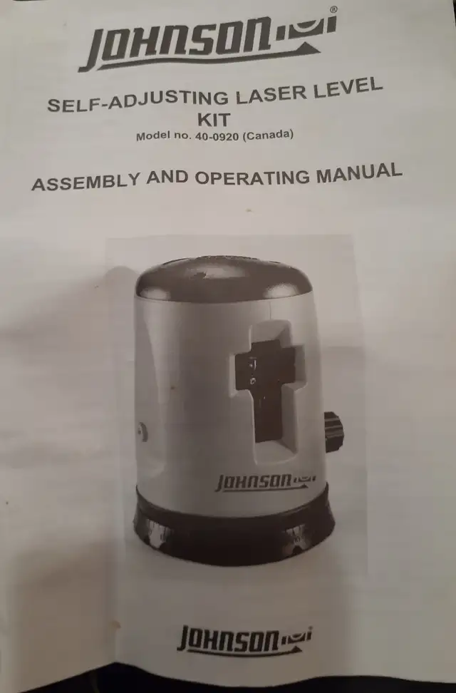 SELF ADJUSTING LASER LEVEL KIT in Hand Tools in Peterborough - Image 3