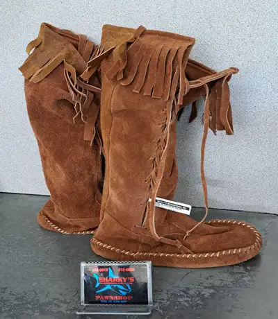 SIZE 10 CUSTOM TALL MUKLUKS (30663947), View more