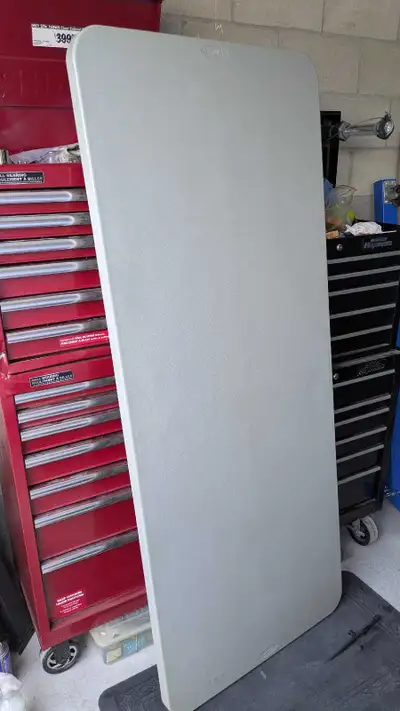 Perfect condition low use Staples folding table. Paid $170, asking $100. Thanks.