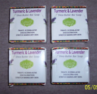 4  TURMERIC & LAVENDER Soap Bar for Sale $40