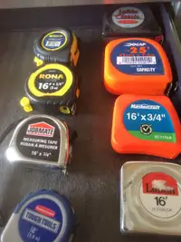 Tape measures. Your choice.