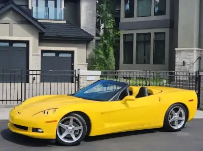 2006 Corvette convertible with 144000kms mainly highway(small town car). Automatic with paddle shift...