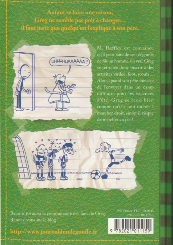 French Book Journal d'un dégonflé - Trop c'est trop #3 dans Livres jeunesse et ados  à Ottawa - Image 2