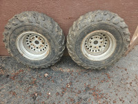(2) Bridgestone ATV tires/rims AT 24x9x11