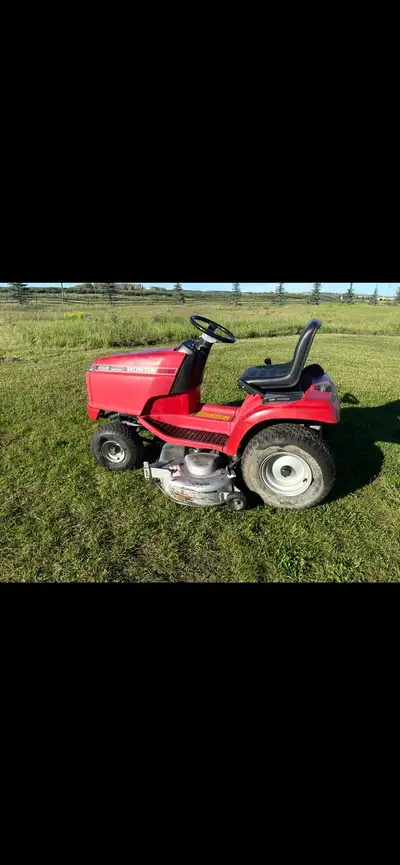 For sale is my Honda riding mower. I believe it’s a 46” deck and is 18 hp. Hydrostatic transmission...