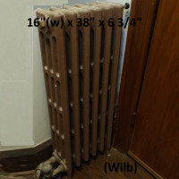 Cast Iron Radiator - Vintage, Freestanding And Wall Mounted