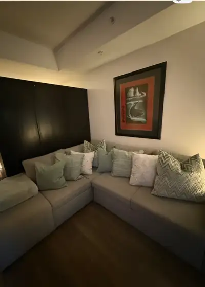 Grey Sleeper Sectional, View more
