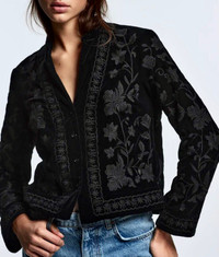 Zara blazer jacket veste manteau suit top veston blouse aritzia