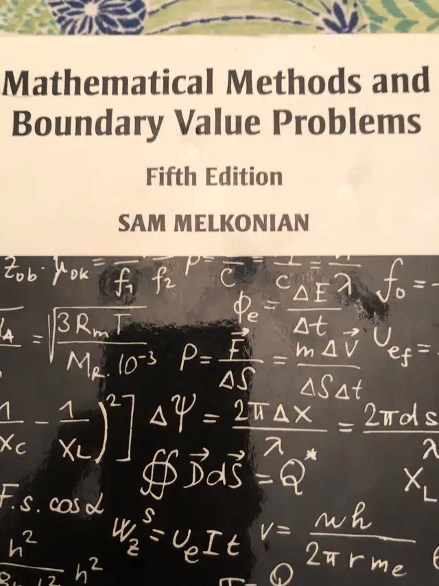 Mathematical Methods and Boundary Value Problems Sam Melkonian448300823002501122