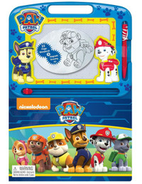 Paw Patrol 22-Page Storybook; Magnetic Drawing Kit; New, Sealed