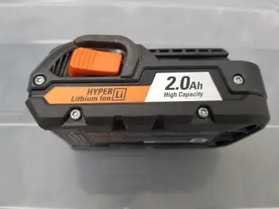 ridgid 2.0 ah battery. new never used., View more