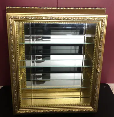 Vintage Florentine Cabinet With Shelves Horchow Made in Italy, View more