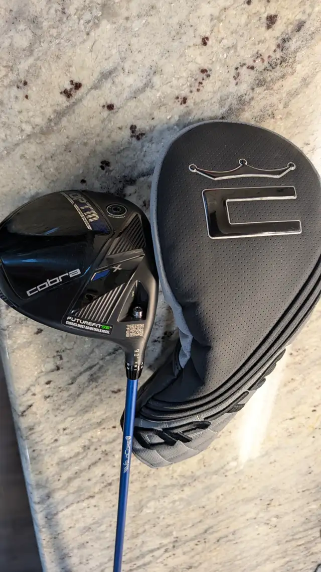 Cobra OPTM X driver, 9 degree with Ventus Blue Stiff shaft
