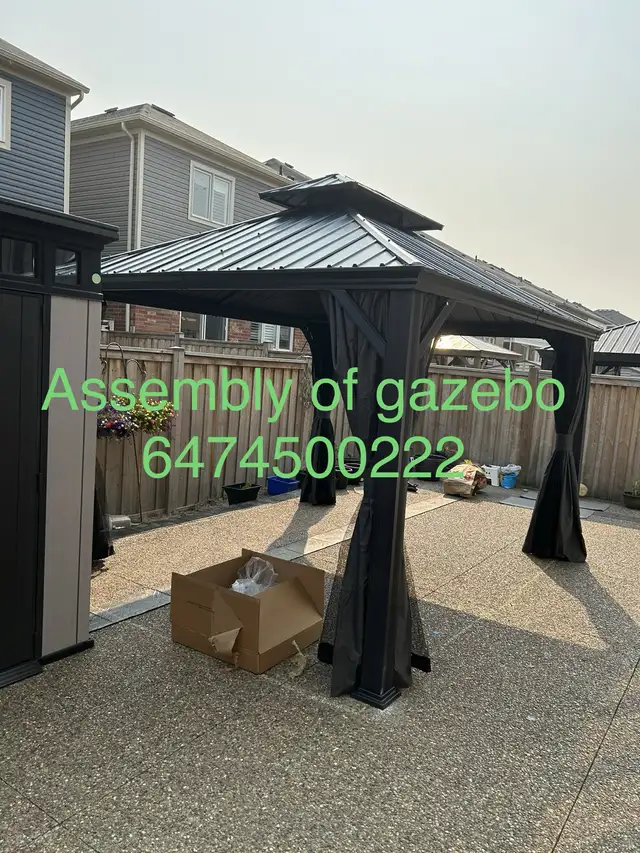 install of gazebo in Patio & Garden Furniture in Mississauga / Peel Region - Image 5