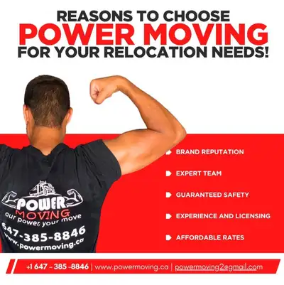 Tired of Searching for a Moving Company You Can Trust? Your Search Ends Here! When you choose Power...