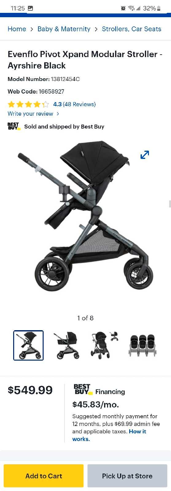 Evenflo pivot expand double stroller in Strollers, Carriers & Car Seats in Corner Brook - Image 3