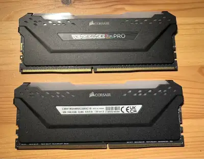 Corsair Vengence RGB PRO DDR4 2x8gb (16gb) RAM, View more