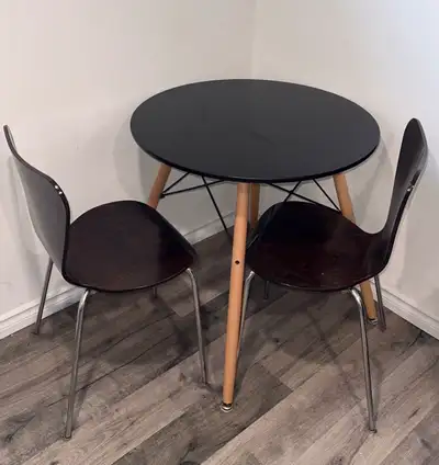 Round Dining Table w 4 chairs, View more
