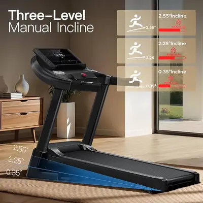 CURSOR FITNESS and UMAY  Home Treadmill with Auto-Fold, View more