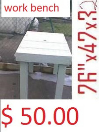 / bench   $50