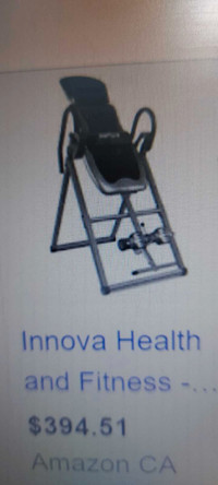 Inova inversion table