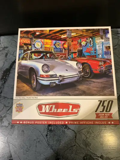 Each box is new 750 pieces each Comes with collectible poster 24” x 18”