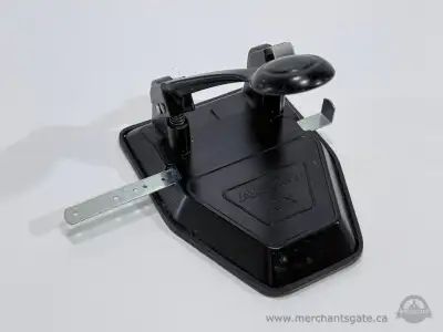 Acco 10X heavy duty two hole paper punch with solid metal construction and classic desktop design. F...