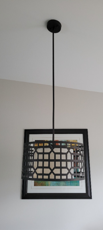 Single light pendant light fixture in Indoor Lighting & Fans in Fredericton - Image 2