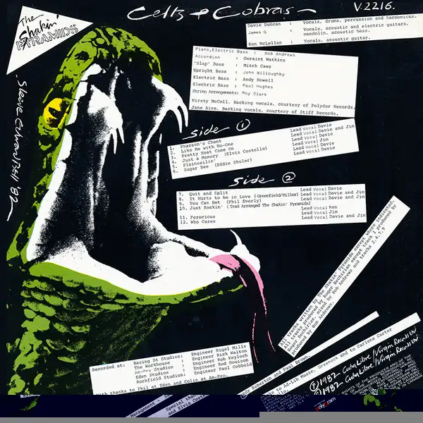 Celts and Cobras 1982 release by the Shakin' Pyramids vinyl in CDs, DVDs & Blu-ray in Markham / York Region - Image 3