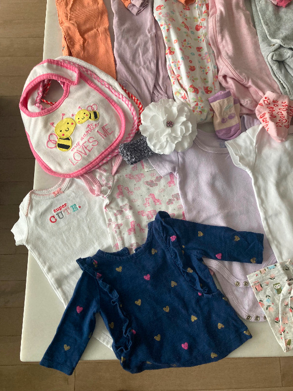 Lot of 25 pieces of baby girl clothes (0-3 months) in Clothing - 0-3 Months in City of Halifax - Image 4