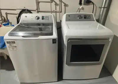 GE Washer + Dryer Set- *MUST GO*, View more