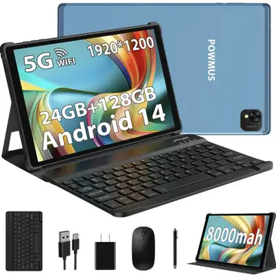 POWMUS L60 Android 14 10.1 Inch Tablets, View more