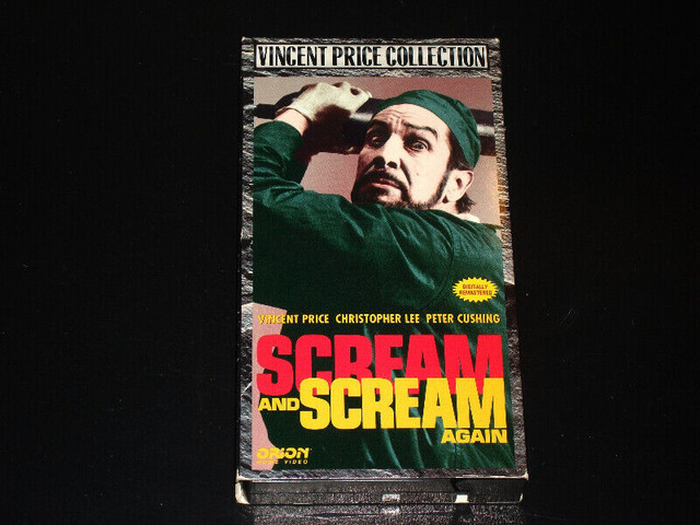 Scream and scream again (1969) (Vincent Price) VHS dans CD, DVD et Blu-ray  à Ville de Montréal