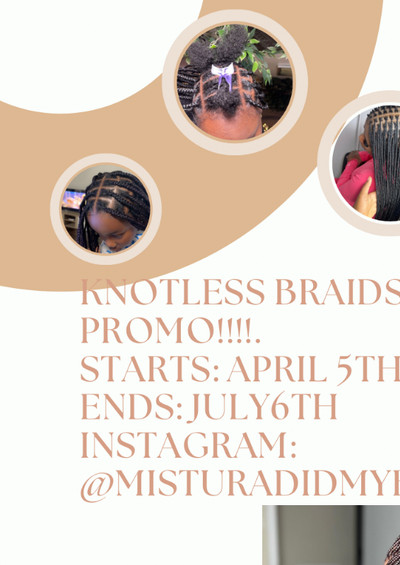 Cheapest knotless braids ever