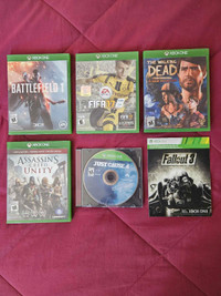 Xbox One Games Lot 