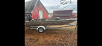 16 ft creastliner mud boat with 35 beaver tail mud motor 