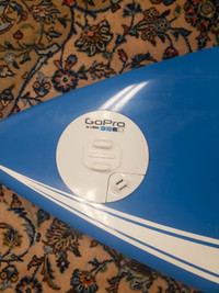 Surfboard with GoPro mount