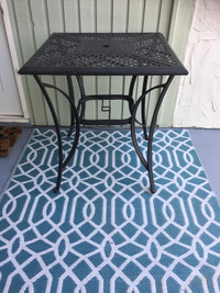 Very Sturdy Wrought Iron Table $75