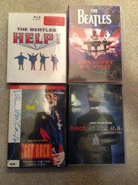 The Beatles Paul McCartney DVDs and blu-ray