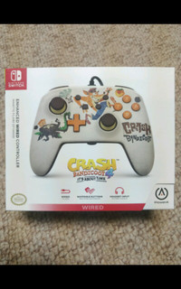 *NEW* Nintendo Switch Enhanced Wired Controller Crash Bandicoot