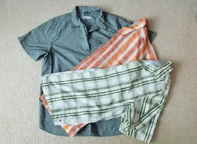 COLUMBIA… MEN’S SHORT SLEEVE SHIRTS…Size  XL, View more