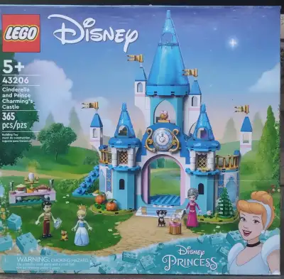 Lego Disney Cinderella and Prince Charming's Castle 43206, View more