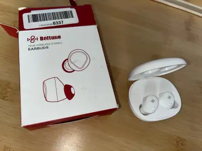 Boltune BH-021 wireless earphones écouteurs Bluetooth (white), View more