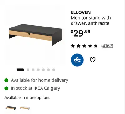 I am selling 2 ikea monitor stands. $15 each or 2 for $25 Cash only. I am located in Auburn Bay.