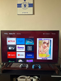Smart Roku TCL 50 inch smart TV - Move out sale!!