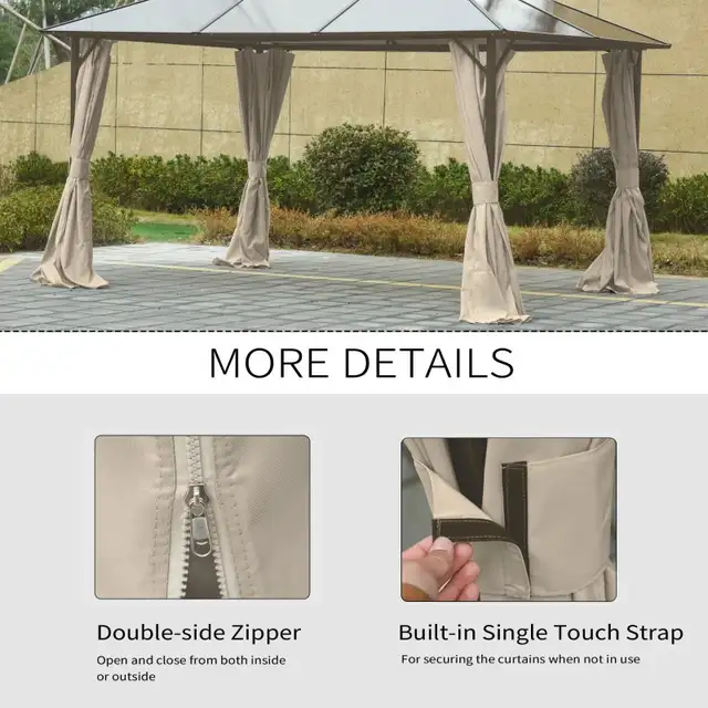 10' x 12' Universal Gazebo Sidewall Set with 4 Panels in Other in Markham / York Region - Image 5