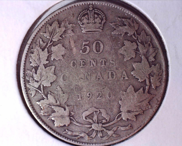 monnaie de collection 50 cents 1920 dans Art et objets de collection  à Ouest de l’Île - Image 3